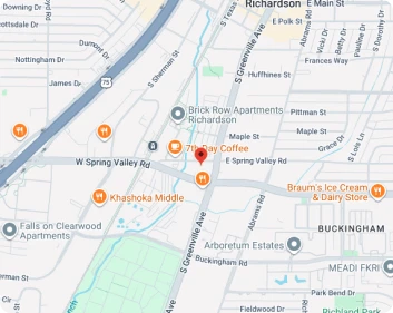 Map showing Zafar Food location in New York