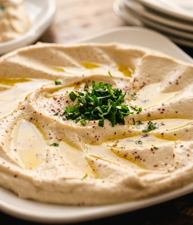 Hummus plate